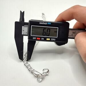 925 Sterling Silver Necklace Braided Byzantine 6mm Valentines Birthday Gift NEW!